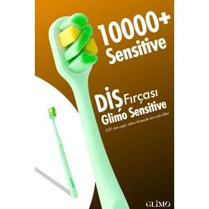 Sensitive 10.000 Ultra Yumuşak Diş Fırçası,hassas Diş Eti Dostu,diş Eti Kanaması Önleyici,su Yeşili