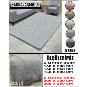 Karnaval Model Kumaştan Welsoft Lastikli Halı Örtüsü