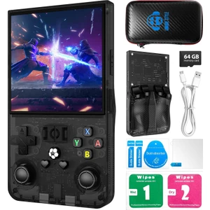 Konsol Plus R36S Max Retro El Oyun Konsolu 4.0\'\' IPS Ekranlı 18.000 Oyunlu