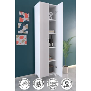 Hediyeler Kapında 5 Raflı Çok Amaçlı Mutfak Dolabı Kiler Banyo Balkon Erzak Dolabı