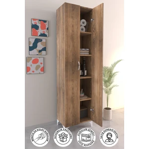 Hediyeler Kapında 5 Raflı Çok Amaçlı Mutfak Dolabı Kiler Banyo Balkon Erzak Dolabı