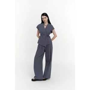 Sorrenio Indigo Yelek Pantolon Takım