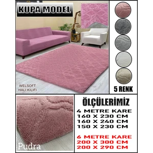 Kupa Model Kumaştan Welsoft Lastikli Halı Örtüsü