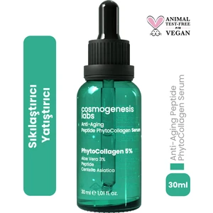 Cosmogenesis Labs  Bitkisel  Serum 30ML Yumuşatıcı Nemlendirici Sıkılaştırıcı Destekleyici