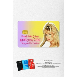 Huggy Craft Kraliçeler Gibi Seda Sayan Kart Kaplama Etiketi (Yüksek Kalite)