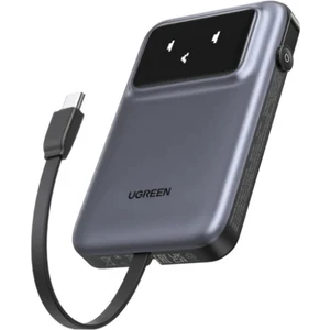 Uno Dahili Kablolu 10.000 Mah 30W Hızlı Şarj Powerbank, Siyah, 35603B