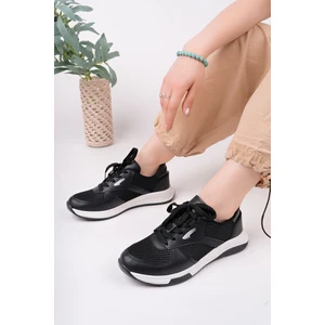 Beyaz Kadın Fileli Sneaker Günlük Ayakkabı