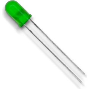 3mm Yeşil Diffused Led - 100 Adet