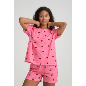 Rasa Home Wear Ilove Kısa Kollu Şortlu Pijama Takımı