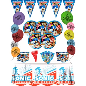 Sonic Boom Kirpi Sonic Doğum Günü  Parti Malzemeleri Süsleri Seti