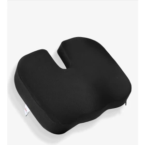 Ortopedik Oturma Minderi Hemeroid Kuyruk Sokumu Coccyx Oturma Minderi Visco  Minder Siyah