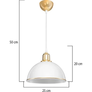 Mesa Beyaz Gold Sarkıt Elkametli
