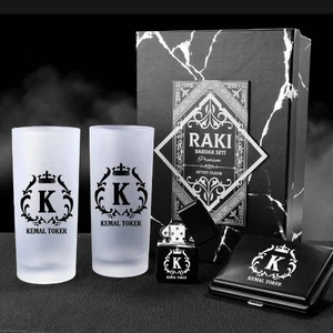 Canım Kocam İsimli Rakı Bardağı ve Sigara Seti Kutusu