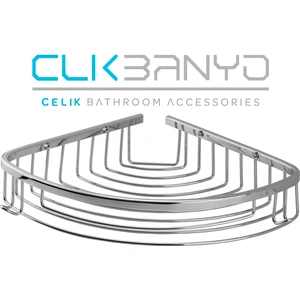 Çelik Banyo Destina Tekli Süngerlik 19*19Cm