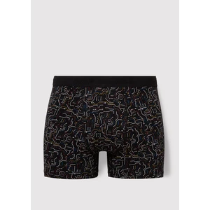 Baskılı Siyah Boxer 0910451-900