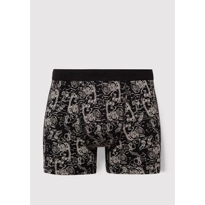 Grafik Baskılı Siyah Boxer 092070-900