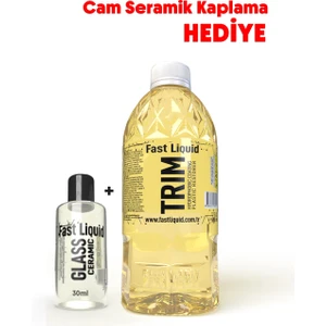 Fast Liquid Trim Plastik Yenileyici ve Parlatıcı - Antistatik ve UV Koruma, 500 ml - Tüm Araçlar için