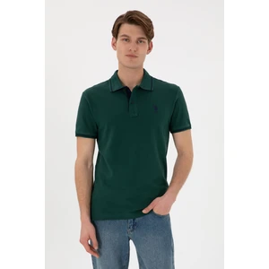 U.s. Polo Assn. Erkek Koyu Yeşil Tişört Basic 50305980-VR079