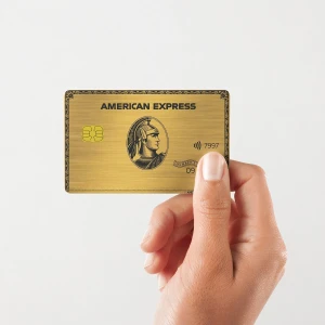 Huggy Craft Gerçek Gold American Express Parlak Kart Kaplama Sticker
