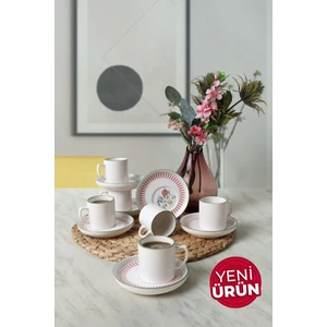 Rose Line Nordic Kahve Takımı 12 Parça 6 Kişilik 22910-12