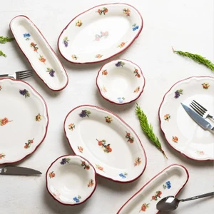 Rustik Grace Fulya 14 Parça Kahvaltı Takımı