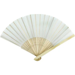 10 Adet Beyaz Ahşap Yelpaze  Kasa Tasarım Yelpaze