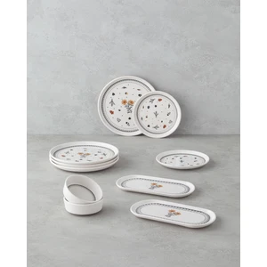 Autumn Seramik Kahvaltı Takımı 10 Parça 4 Kişilik Renkli