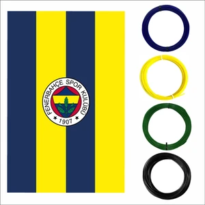 3D Kalem Için Fenerbahçe Temalı (Sarı,lacivert,yeşil,siyah) Pla Filament Seti