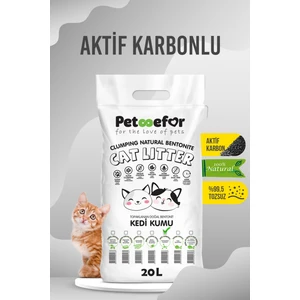 20 Lt Aktif Karbonlu Kedi Kumu