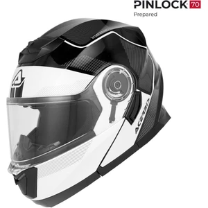 Serel 22-06 Kask Siyah Beyaz