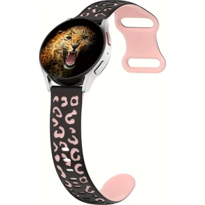 Movetime MT42X MT46X MT43A Amazfit Gts Bip 20MM Kordon Leopar Desen Yumuşak Silikon Kordon