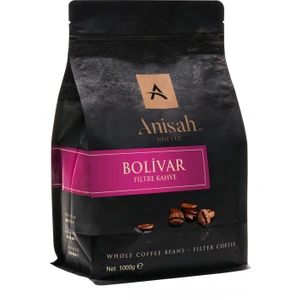 Anisah Coffee Bolivar Filtre Kahve Çekirdek Kahve Orta Kavrulmuş 1000 gr