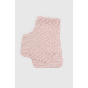 Organik Pamuk Dört Katlı Müslin Omuz Örtüsü Bebek Pembe