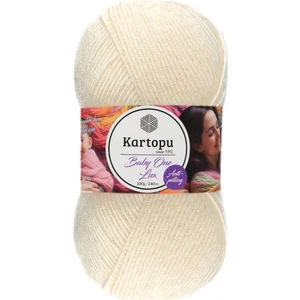 Baby One Lux Simli Tüylenmeyen Bebek Yünü Krem K025