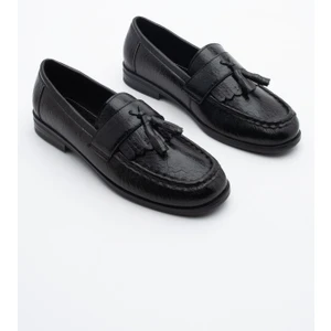 Kadın Loafer Püsküllü Günlük Ayakkabı Loriza Siyah