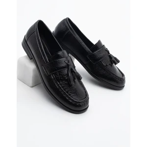 Kadın Loafer Püsküllü Günlük Ayakkabı Loriza Siyah