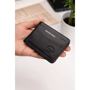 Erkek  Deri Cüzdan ve Kartlık – NEWPOLO152- Siyah
