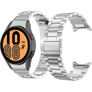 Nezih Case  Galaxy Watch 4 5 6 7 Fe 40 44MM Classic 42 43 46 47MM Uyumlu Watch 5 Pro 45MM Metal Kordon