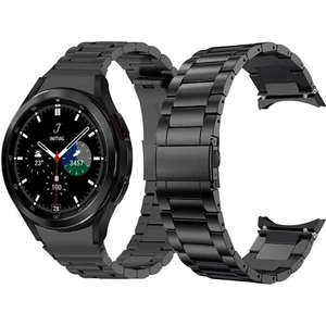 Nezih Case  Galaxy Watch 4 5 6 7 Fe 40 44MM Classic 42 43 46 47MM Uyumlu Watch 5 Pro 45MM Metal Kordon