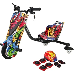 Mini Drift Elektrikli Scooter, 3 Tekerlekli, 36V, Ayarlanabilir, Bluetooth Destekli