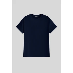 Erkek Tişört Standart Kalıp Basic Bisiklet Yaka T-Shırt Basıc-Mankensiz1