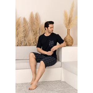 Sportif %100 Pamuk Şortlu Erkek Pijama Takımı