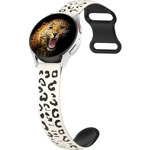 Huawei Watch 3 Gt Gt2 GT2E Gt3 Gt4 Gt5 Pro 46MM Ultimate Se Elite Kordon Leopar Desen Yumuşak Silikon Kordon