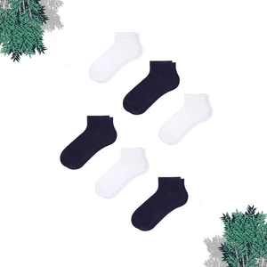 6'lı Dikişsiz Unisex Bambu Çocuk Patik Çorap