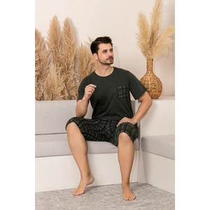 Sportif %100 Pamuk Şortlu Erkek Pijama Takımı