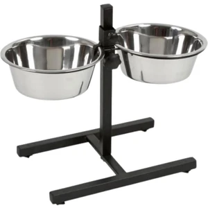 Ikili Ayaklı Çelik Mama Kabı 28CM