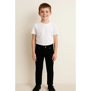 Düz Siyah Erkek Çocuk Jean