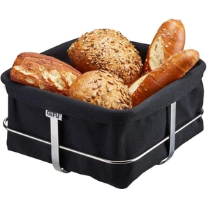Black Brunch Ekmek Sepeti, Şık ve Pratik, 21.9  cm