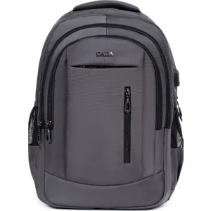 Dada-05 Sırt Çanta USB Type-C Girişli, Ortopedik Sırt Destekli Laptop Çantası %100 Yerli Üretim