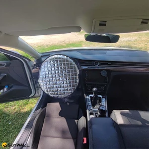 Üniversal Direksiyon Güneşlik Kılıfı - Isı & Uv Koruma, Sedan - Hb - Suv ve Pick-Up Araçlara Uyumlu